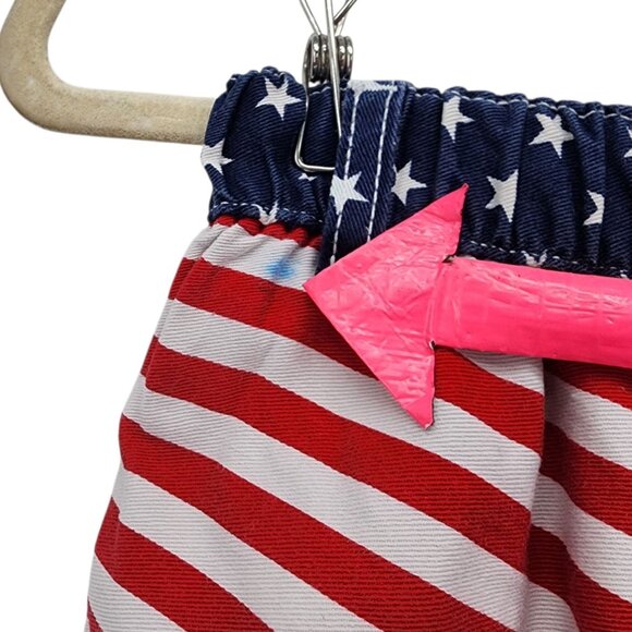 Chubbies Mens Medium Shorts 'Mericas American Flag Red White Blue Shorts USA - Picture 5 of 9